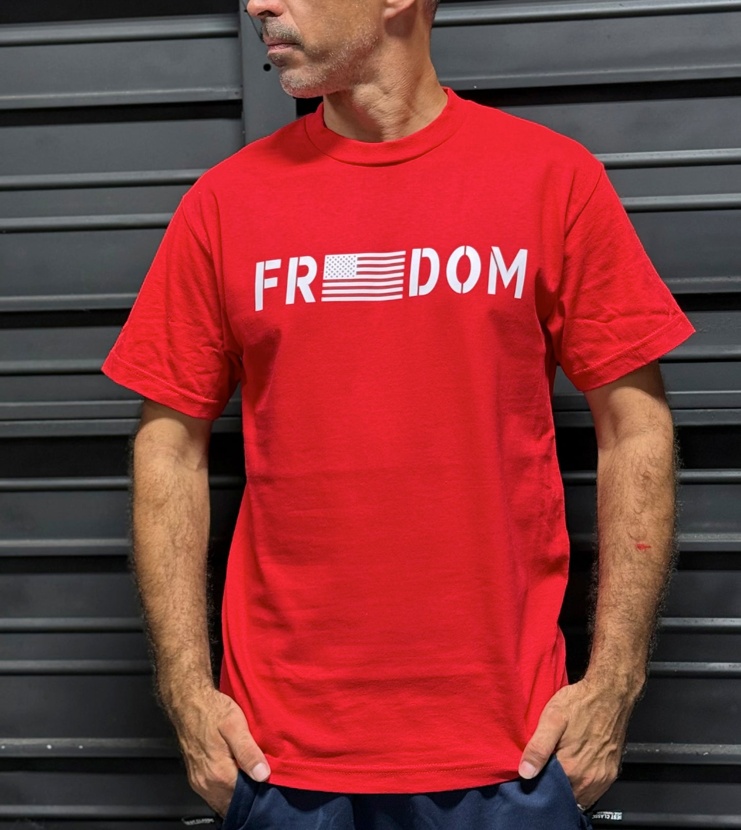 Freedom Patriotic American Flag T-Shirt