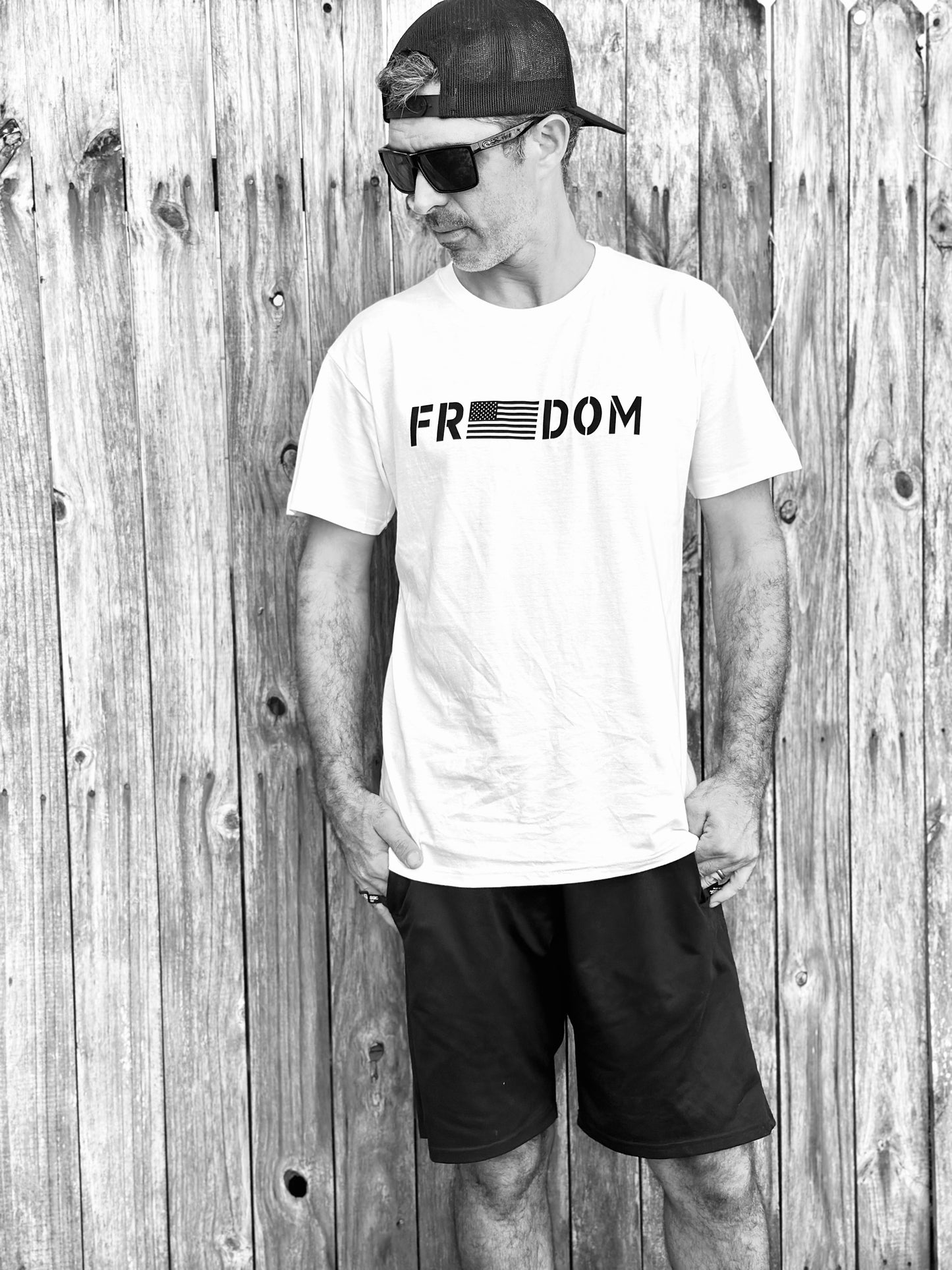 Freedom Patriotic American Flag T-Shirt