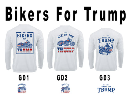 Bikers for Trump  UPF 50+ Performance T-Shirt GD1