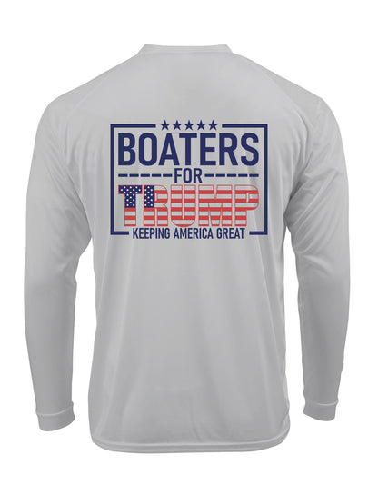 Boaters for Trump UPF 50+ Performance T-Shirt, trump T-Shirt, Boaters For Trump T-Shirt, Trump Tee