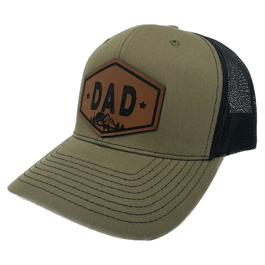 Ink Trendz Print Co. Dad Hat Leatherette Patch Hat