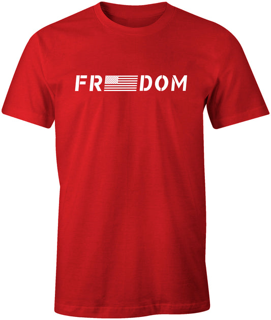 Freedom Patriotic American Flag T-Shirt