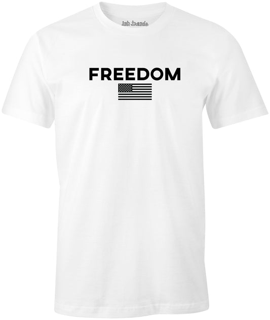 Freedom Patriotic Monotone Flag Edition T-Shirt
