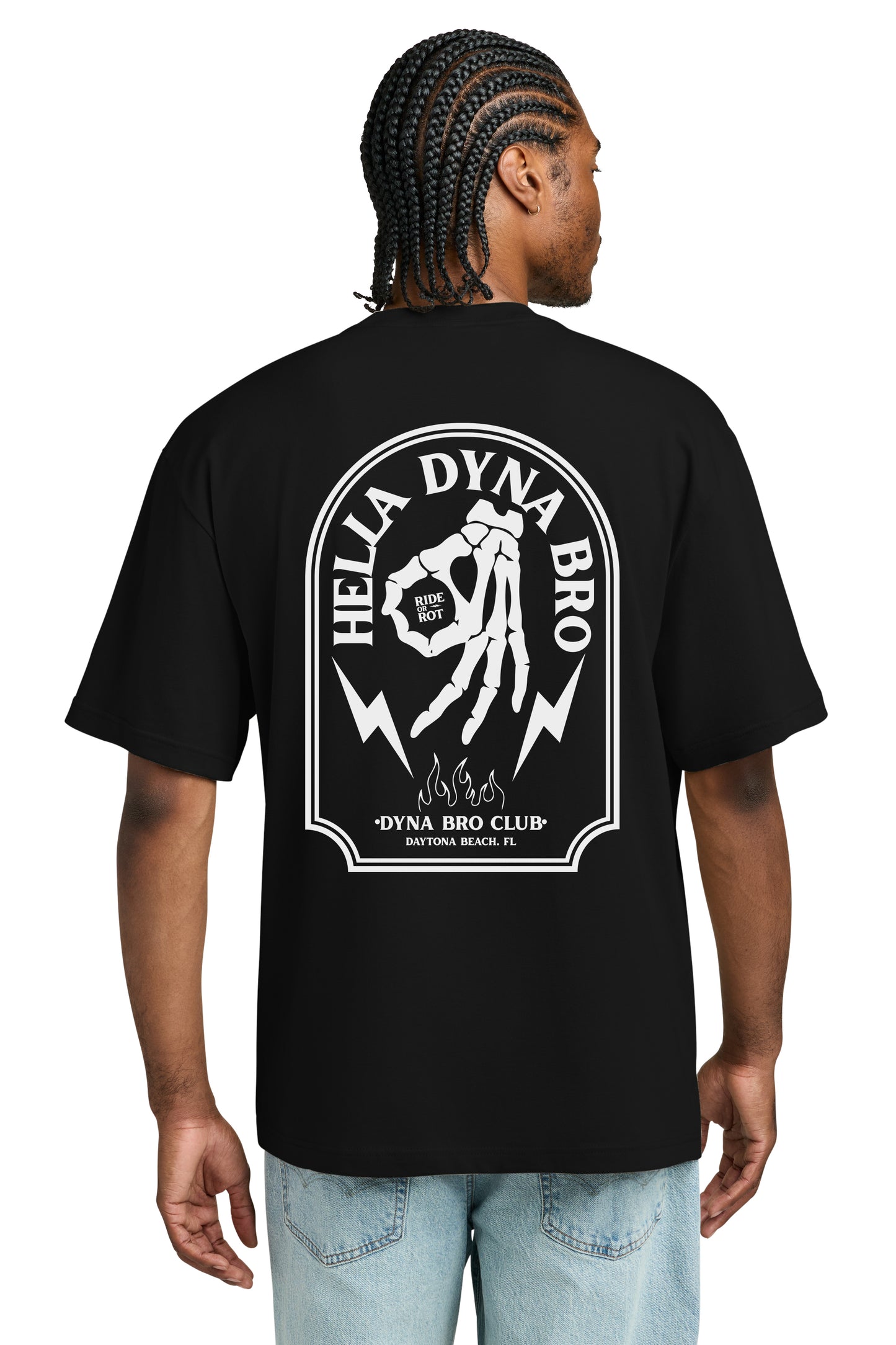 Ride or Rot Hella Dyna Bro Heavy Weight T-shirt