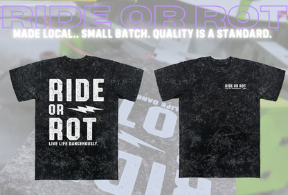 Ride or Rot Founders Mineral Wash Heavy Weight T-shirt