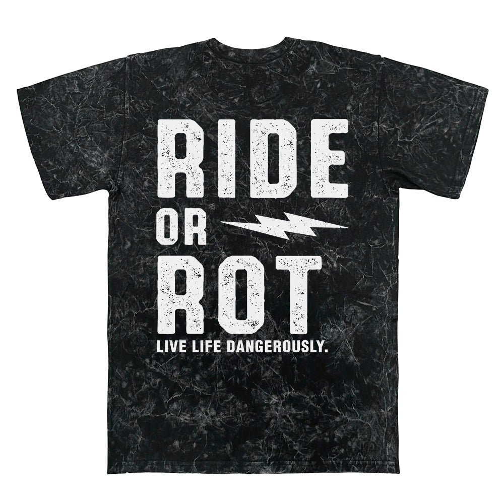 Ride or Rot Founders Mineral Wash Heavy Weight T-shirt