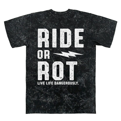 Ride or Rot Founders Mineral Wash Heavy Weight T-shirt