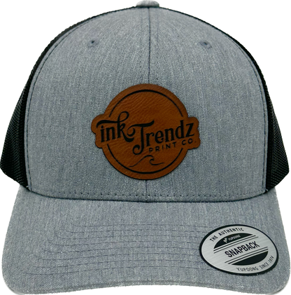 Ink Trendz Print Co. Leatherette Patch Hat