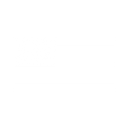 American Flag DTF Heat Transfer, 3.25" x 1.75" White Silhouette